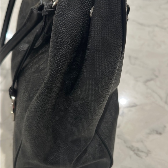 Michael Kors Black Tote with Silver Accents - Picture 6 of 10